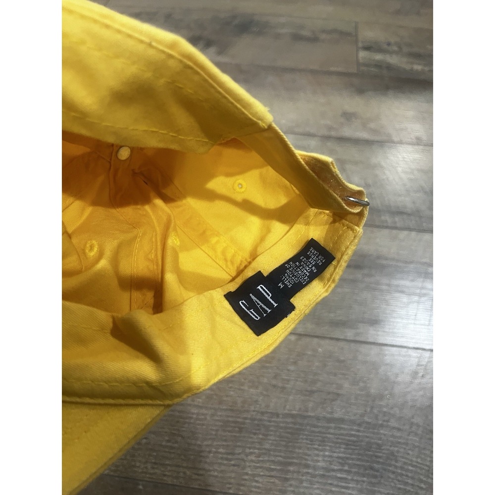 Gap Original Hula Dancer Embroidered Hat Cap Yellow Adjustable Y2k‎ Hawaii - Picture 5 of 8